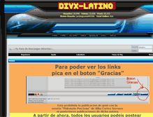 Tablet Screenshot of divx-latino.com